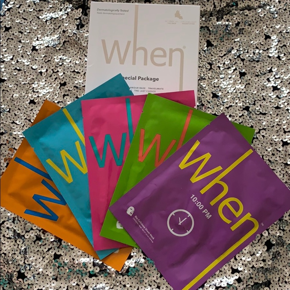 WHEN Special package 5 assorted masks